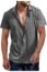 Gemijack Mens Casual Button Down Shirts Long Sleeve Striped Tops Regular-Fit Shirt