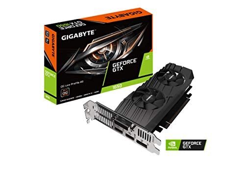 GIGABYTE GeForce GTX 1650 D6 OC – Tarjeta gráfica 4G de perfil bajo