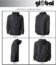 Global Blank Lightweight Winter Water-Resistant Windbreaker, Zip-Up Hoodie Jacket for Men and Women, Black, Large