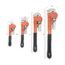 GOFLAME Pipe Wrench Set 4 Piece Adjustable 8
