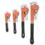 GOFLAME Pipe Wrench Set 4 Piece Adjustable 8