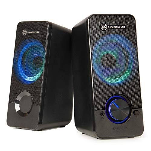 GOgroove UB3 – Altavoces LED para ordenador de sobremesa y portátil