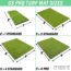 GoSports Golf Hitting Mat - PRO 5' x 4' Artificial Turf Mat for Indoor/Outdoor Practice - Includes 3 Rubber Tees