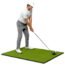 GoSports Golf Hitting Mat - PRO 5' x 4' Artificial Turf Mat for Indoor/Outdoor Practice - Includes 3 Rubber Tees