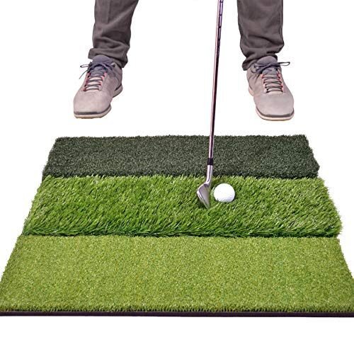 Tapete GoSports Tri-Turf XL para prácticas de golpe de golf