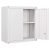 GREATMEET Gabinete de almacenamiento de metal con cerradura y puertas