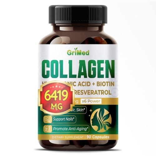 GriMed Colágeno orgánico 6,419 mg con ácido hialurónico