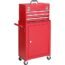 GSTANDARD APTB226RPlus Torin 3-in-1 Rolling Tool Cabinet: Removable Tool Chest Organizer with 6 Sliding Drawers, High Capacity Storage with Riser, Red