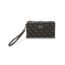 GUESS Womens Abey Double Zip Organizer wallet, Black Logo Multi, One Size US