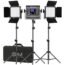Photography Video Lighting Kit, LED Studio Streaming Lights W/70 Beads & Color Filter for Camera Photo Desktop Video Recording Filming Computer Conference Game Stream YouTube TikTok Portrait Shooting