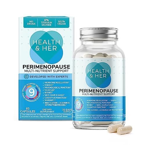 Health & Her Perimenopausia – Apoyo multivitamínico, apoyo para el bienestar durante la premenopausia