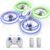 Heygelo Drones S60 para niños, mini dron con luces LED para principiantes