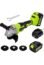 Yougfin Angle Grinder, 20V Power Grinder Tool Cordless, Adjustable 2-Position Handle, Max 9000 RPM Brushless Electric Grinder with Battery & Charger, Safety Guard for Grinding & Cutting