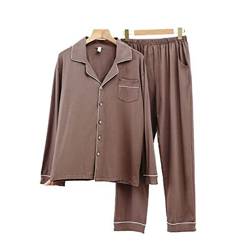 Conjunto de pijama casual de algodón para hombre