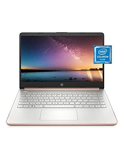 HP Laptop 14, Intel Celeron N4020, 4 GB de RAM, 64 GB de almacenamiento