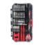 Magnetic Screwdriver Set with Carrying Case, 10-piece Professional Cushion Grip 5 Phillips and 5 Flat Head Tips Precision Screwdriver Tools Non-Slip for for Assembly or Repair