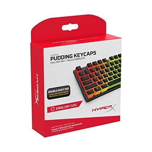HyperX Pudding – Juego de teclas PBT de doble disparo con capa translúcida
