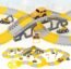 iHaHa 236 PCS Construction Race Tracks for Kids Boys Toys, 6 PCS Construction Car and Flexible Track Playset Create A Engineering Road Gifts for 3 4 5 6 Year Old Boys Girls Best Toys