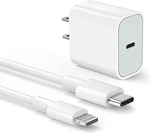 iPhone Fast Charger, Amoner 20W USB C Wall Charger with 3FT USB C