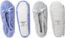 isotoner womens 2 Pack Ballerina Slipper Quilted and Solid Ballet Flat, Periwinkle Quilted, Ash Solid, 6.5-7.5 US