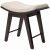 IWELL Taburete de tocador con patas de madera de goma, banco de tocador