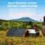 Jackery SolarSaga 100W Portable Solar Panel for Explorer 240/300/500/1000/1500 Power Station, Foldable US Solar Cell Solar Charger with USB Outputs for Phones (Can't Charge Explorer 440/ PowerPro)