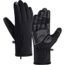 Jeniulet Mens Winter Gloves -30℉ Thick Warm 100% Fully Waterproof Touch Screen Anti-Slip Fullfinger Gloves