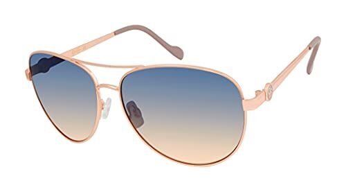 Jessica Simpson J5596 Iconic Metal Aviator Gafas de sol con protección Uv