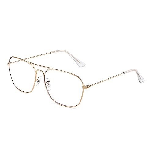 JM Lentes de bloqueo de luz azul para computadora aviador