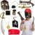 JOYIN 10 piezas de accesorios de disfraz de pirata de Halloween