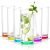 JoyJolt Hue Juego de cristal de colores