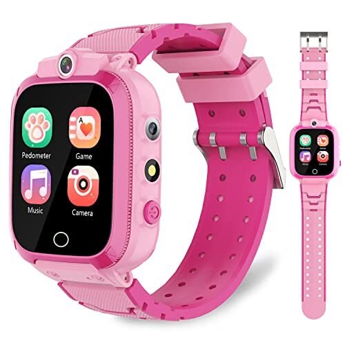 Reloj inteligente para niños, juguetes para niñas de 3 a 10 años, pantalla táctil HD