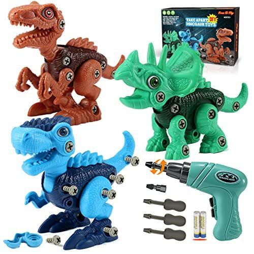 Juguetes de dinosaurio con tallo para niños