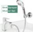 KLLEYNA Shower Head Sink-Faucet Bathtub-Bathroom-Garden - Hose Sprayer Attachment(5 Adapters) for Hair Washing & Pet Dog Rinse & Baby Bath, ON/OFF Extension for Moen, Kohler, Delta, American Standard