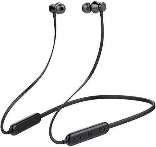 KLOKOL Auriculares Bluetooth con banda para el cuello, 20 horas de reproducción