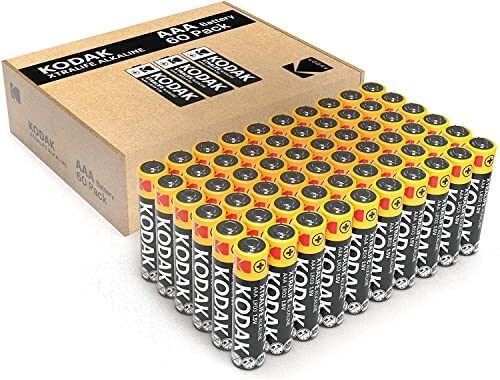 KODAK Paquete de 60 baterías AAA – con 10 años de vida útil