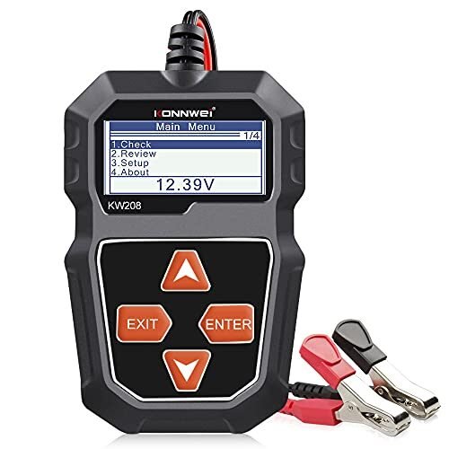 KONNWEI KW208 – Probador de batería de automóvil de 12 V