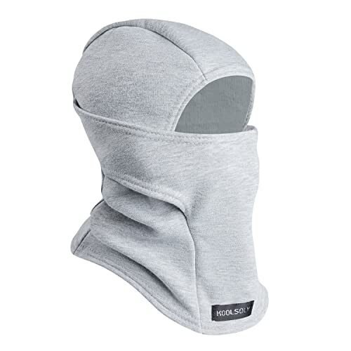 KOOLSOLY Pasamontañas para niños, calentador facial