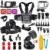 Kuptone Paquete de accesorios 52 en 1 para GoPro Hero 11/GoPro Hero 10/GoPro Hero 9 negro