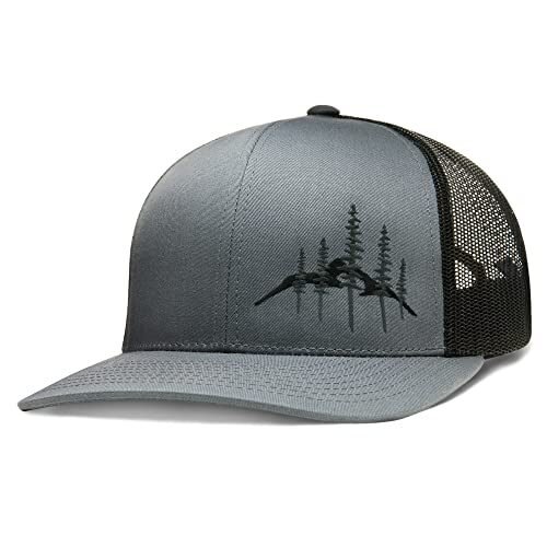 Sombrero de camionero LARIX Wild Mountain, Negro