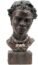 Leekung African Statues and Sculptures for Home Decor,African Figurines Head Statue Decorations for Home,African Art Sculptures Man Statue Decor for Living Room Woodstone Color
