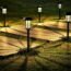 LeiDrail 8 Pack Solar Pathway Lights Outdoor, Solar Walkway Lights Waterproof Warm White Landscape Lighting Decoration for Lawn, Patio, Yard, Garden, Walkway