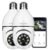 Bombilla de seguridad 1080P: cámara inalámbrica WiFi inteligente para vigilancia