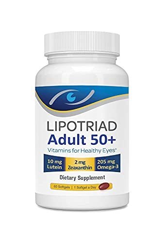 Lipotriad Suplemento de vitaminas y minerales para los ojos, 60 unidades