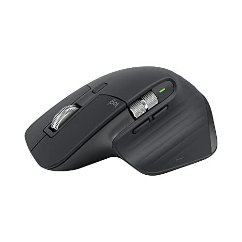 Logitech MX Master 3S – Mouse inalámbrico de rendimiento con desplazamiento ultrarrápido