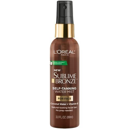 L’Oréal Paris Sublime Bronze – Niebla facial autobronceadora, fórmula a base de agua