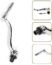 LOYALHEARTDY 9 Teeth Crank Milling Machine Knee Handle Mill Part Swivel Handle for Bridgeport