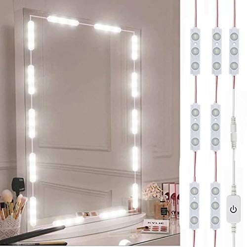 LPHUMEX Luces LED de espejo de tocador, estilo Hollywood