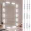 LPHUMEX Led Vanity Mirror Lights, Hollywood Style Vanity Make Up Light, 10ft Ultra Bright White LED, Dimmable Touch Control Lights Strip, for Makeup Vanity Table & Bathroom Mirror, Mirror Not Included