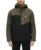 LUSHENUNI Chaqueta impermeable suave con forro polar para hombre